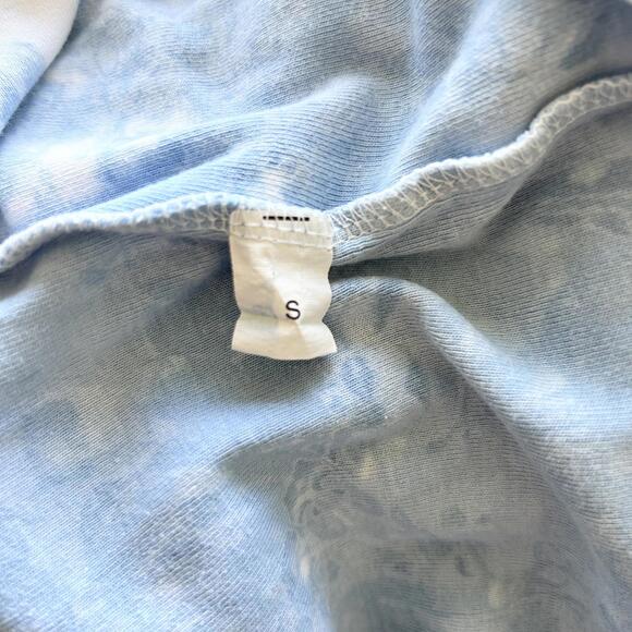 RVCA Camille Rowe Arrete De Parler Stop Talking Tie Dye Crop Top Women's Small - Picture 4 of 4